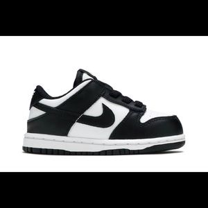 Toddler Black White Dunk Low